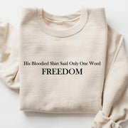 Charlie Kirk Merch Freedom Sweatshirt Justice For Charlie Kirk Sweatshirt Patriotic Gifts - Lilybirchmarket