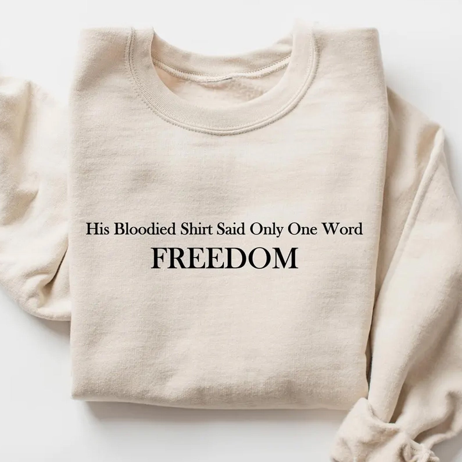 Charlie Kirk Merch Freedom Sweatshirt Justice For Charlie Kirk Sweatshirt Patriotic Gifts - Lilybirchmarket