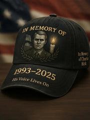 Charlie Kirk Merch In Memory Of This Hero Print Hat Gifts For Patriots - Lilybirchmarket