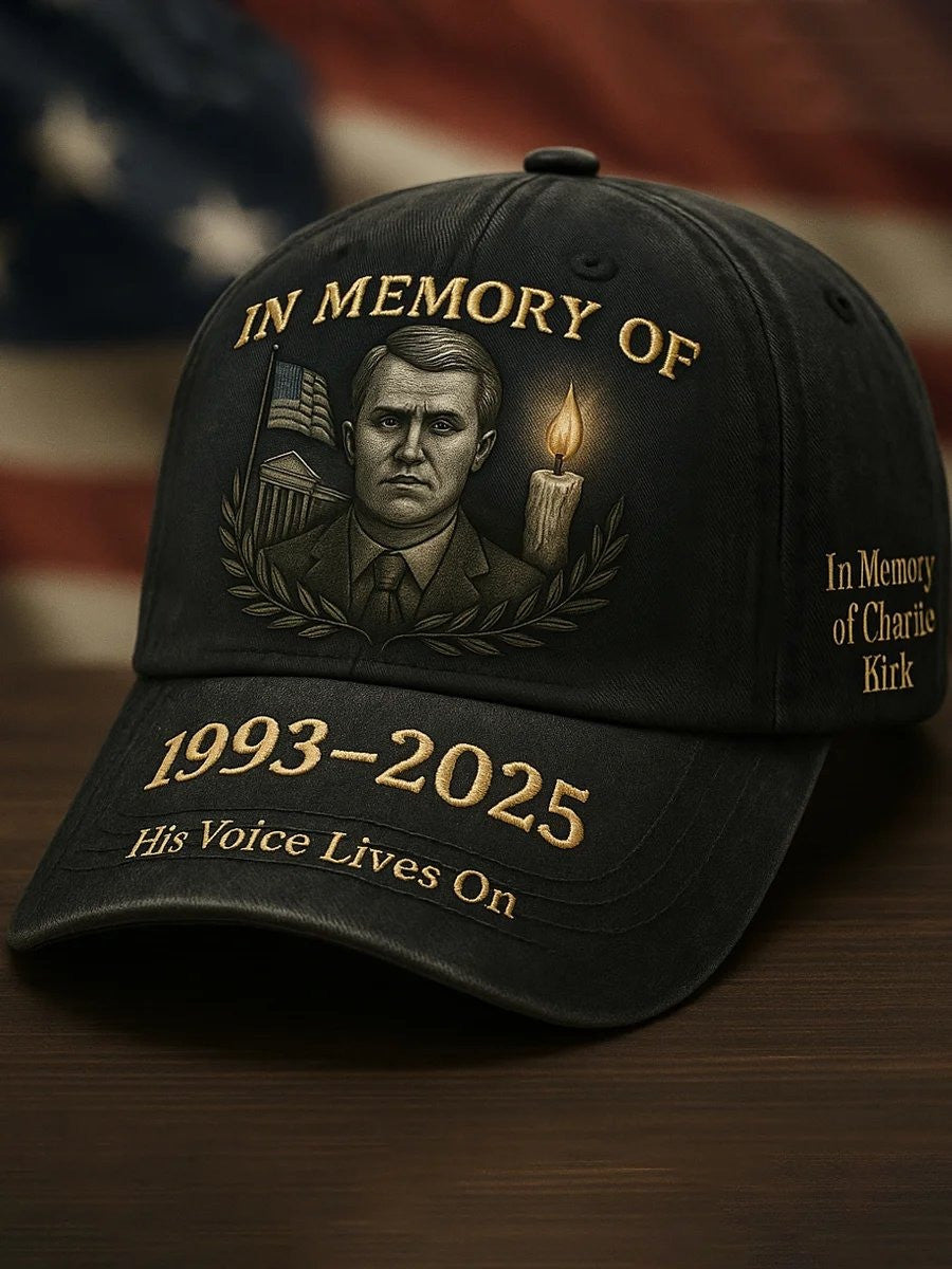 Charlie Kirk Merch In Memory Of This Hero Print Hat Gifts For Patriots - Lilybirchmarket