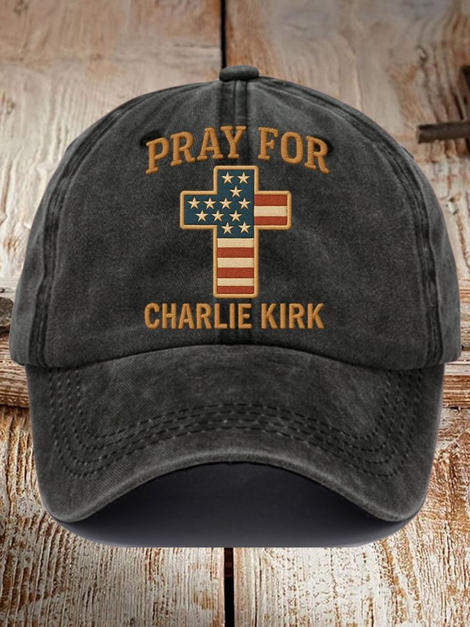 Charlie Kirk Merch Pray For Him Baseball Cap Gifts For Patriots - Lilybirchmarket