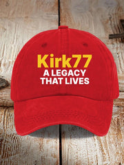 Charlie Kirk Merch Retro A Legacy That Lives Print Baseball Cap Gifts For Patriots - Lilybirchmarket