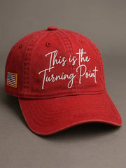 Charlie Kirk Merch Unisex This Is The Turning Point Resort Cap Gifts For Patriots - Lilybirchmarket
