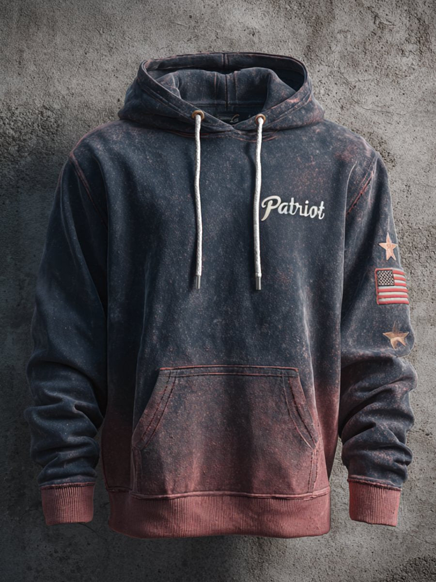 Charlie Kirk Patriot Hoodie Turning Point USA Merch Charlie Kirk Commemorative Gifts - Lilybirchmarket