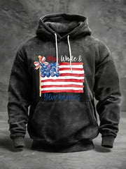 Charlie Kirk Red White And Blueberries Washed Hoodie RIP Charlie Kirk Memorial Clothing - Lilybirchmarket