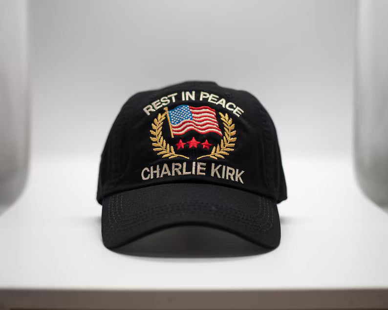 Charlie Kirk Rest In Peace Hat Charlie Kirk Hat Embroidered Gifts For Patriots - Lilybirchmarket