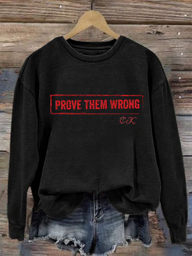 Charlie Kirk Shooters Sweatshirt Prove Them Wrong Sweatshirt 45 47 Merch - Lilybirchmarket