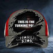 Charlie Kirk This Is The Turning Point Hat Charlie Kirk Memorial Best Merchandise - Lilybirchmarket