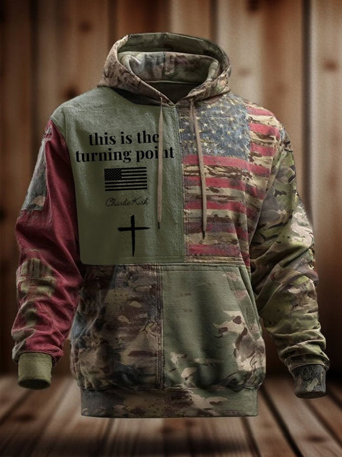 Charlie Kirk This Is The Turning Point Hoodie Tribute To Charlie Kirk Clothing TPUSA Merch - Lilybirchmarket