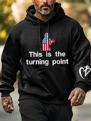 Charlie Kirk This Is The Turning Point Hoodie Turning Point USA Merch RIP Charlie Kirk - Lilybirchmarket