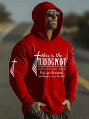 Charlie Kirk This Is The Turning Point USA Men's Hoodie Love God Love Others Be Hold - Lilybirchmarket
