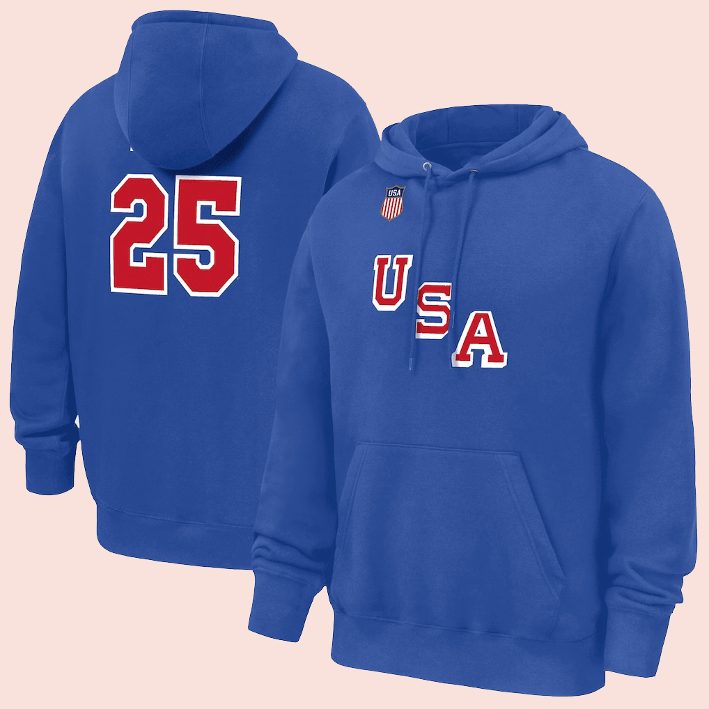 Charlie McAvoy 25 USA Hockey 2026 Hoodie Men's Team USA Hockey Merch Best Gifts For Fans - Lilybirchmarket