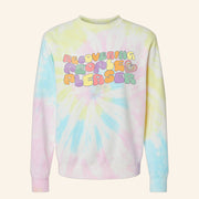 Charlotte Dobre Store Merch Recovering People Pleaser Tie Dye Sunset Sweatshirt Friends Gifts - Lilybirchmarket