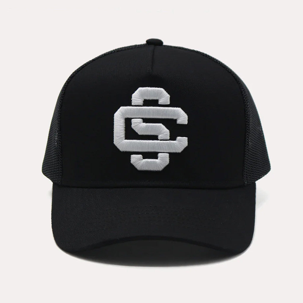 Chase And Status Merch CS Embroidered Trucker Cap Gift Ideas For Husband - Lilybirchmarket