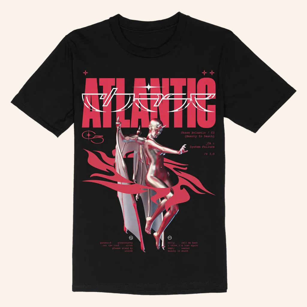 Chase Atlantic Merch Devil T-Shirt Birthday Gifts Ideas For Friends - Lily Birch Market