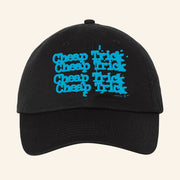 Cheap Trick Merch Embroidered Blue 4 Line Logo Hat Gifts For Rock Band Fans - Lilybirchmarket