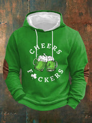 Cheers Fckers Hoodie Funny St Patrick's Day Clothing Cool Gifts For Guys Ireland - Lilybirchmarket