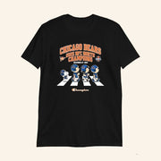 Chicago Football NFC North Champions December 27 2025 Peanuts Abbey Road T-Shirt Fan Merch - Lily Birch Market