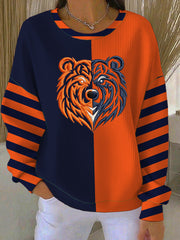 Chicago Football Sweatshirt Game Day Clothes CB Merch Bear Apparel Football Lovers Gifts - Lilybirchmarket