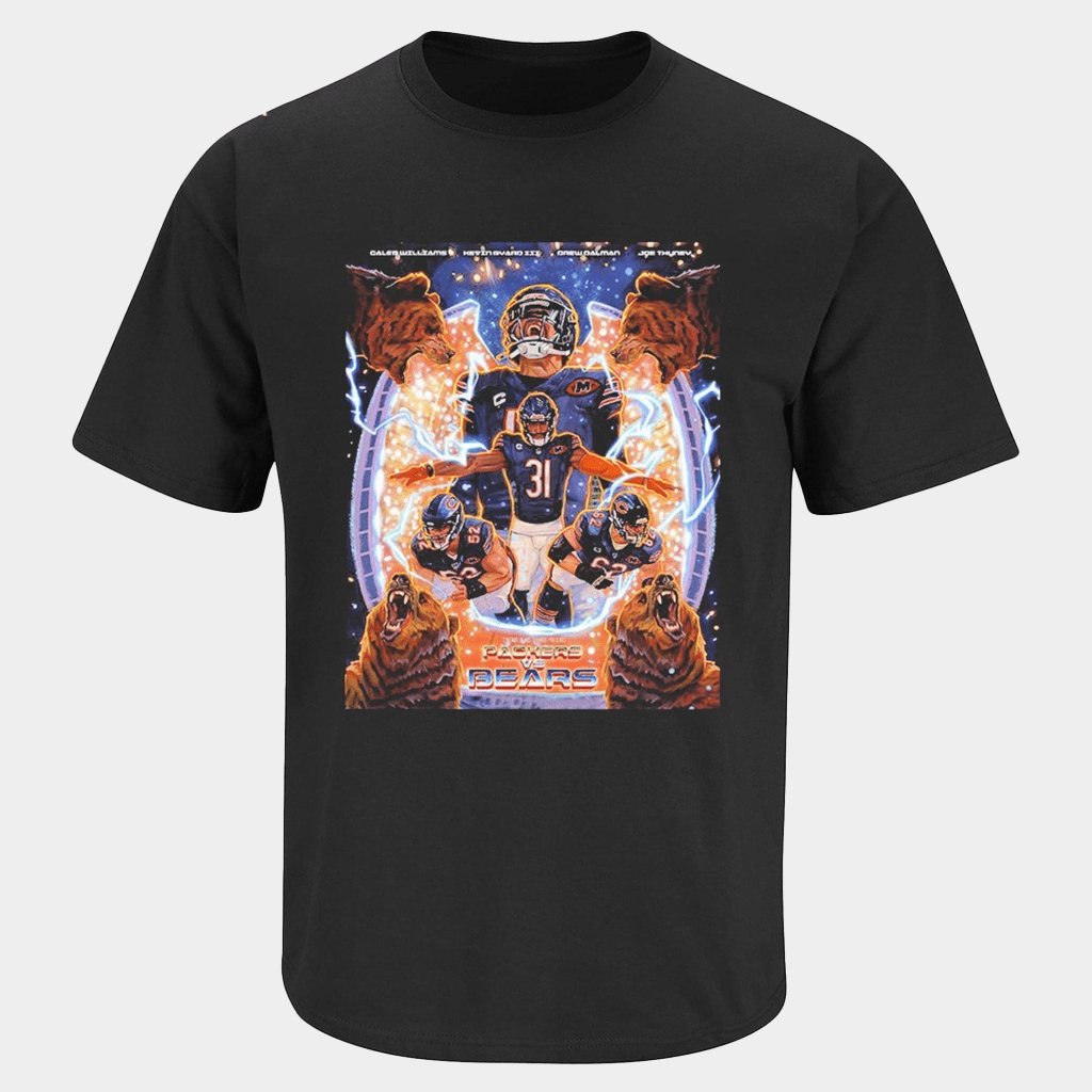 Chicago Football Vs Green Bay Football On January 10 2026 T-Shirt Football Fan Merch Gifts - Lily Birch Market