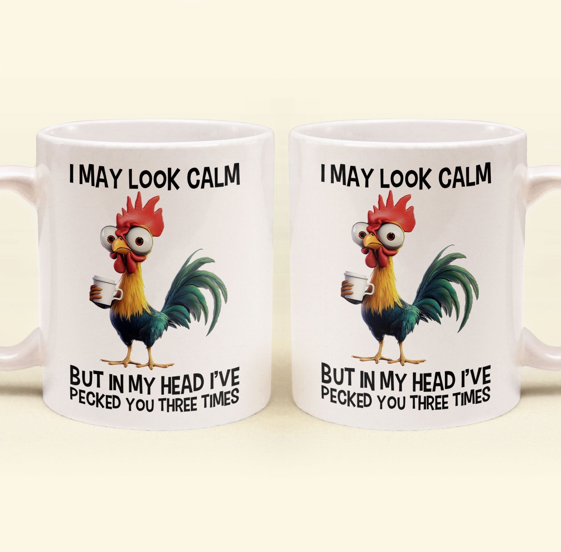 Funny Chicken Mug - I've Pecked You