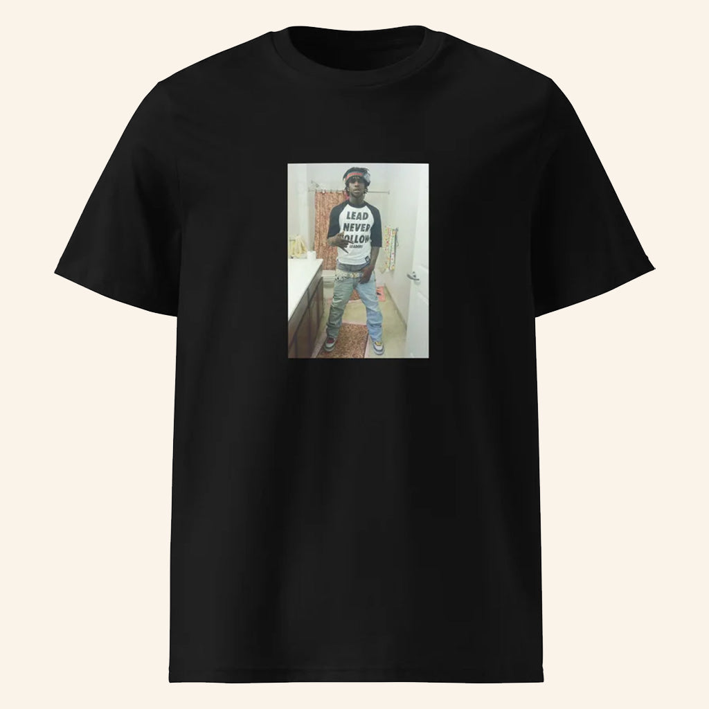 Chief Keef Merch 2012 Black T-Shirt Lead Never Follow Leaders Shirt Gifts For Rap Lovers - Lily Birch Market
