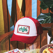 Chilis On My Mind Hat Red Trucker Hat Funny Gift Idea for Boyfriend - Lilybirchmarket
