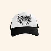 Chimaira Merch Death Metal Trucker Hat Black White Gift Ideas For Fans - Lilybirchmarket