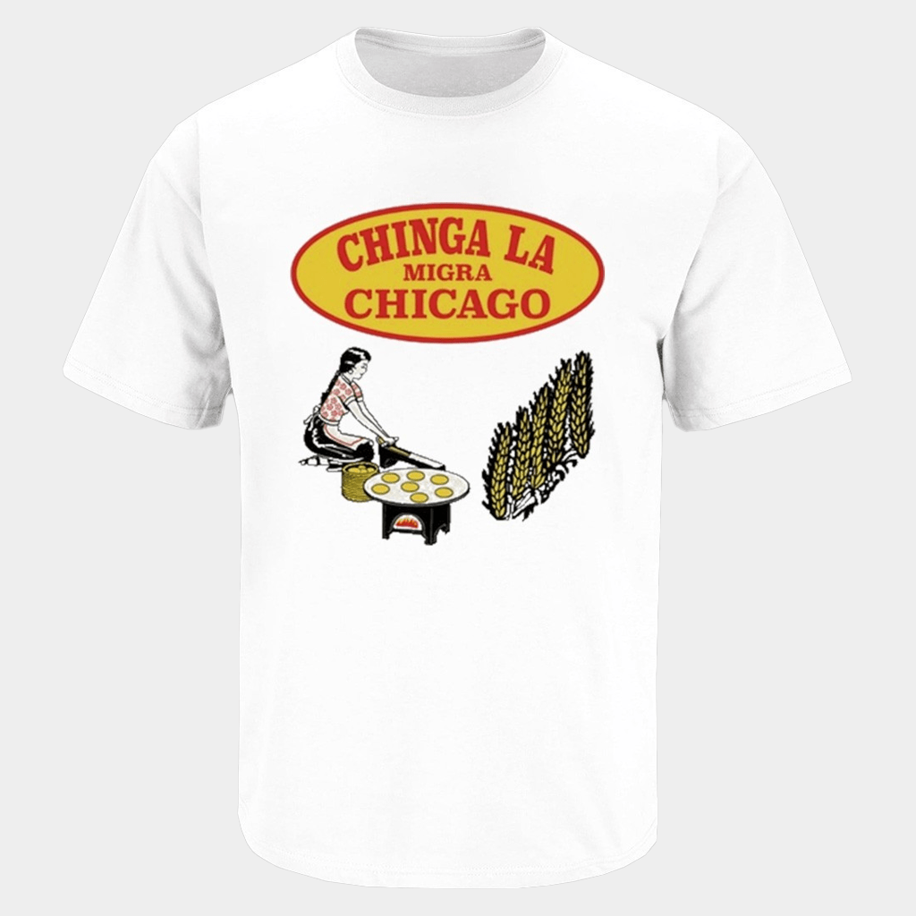 Chinga La Migra Chicago T-Shirt Abolish ICE Apparel Political Gifts - Lily Birch Market