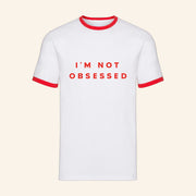 Chloe Slater Merch I'm Not Obsessed Ringer T-Shirt Birthday Ideas For Son - Lily Birch Market