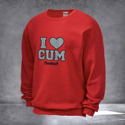 Christian University Of Michigan Sweatshirt I Love CUM Cardinals Sweatshirt Gift - Lilybirchmarket