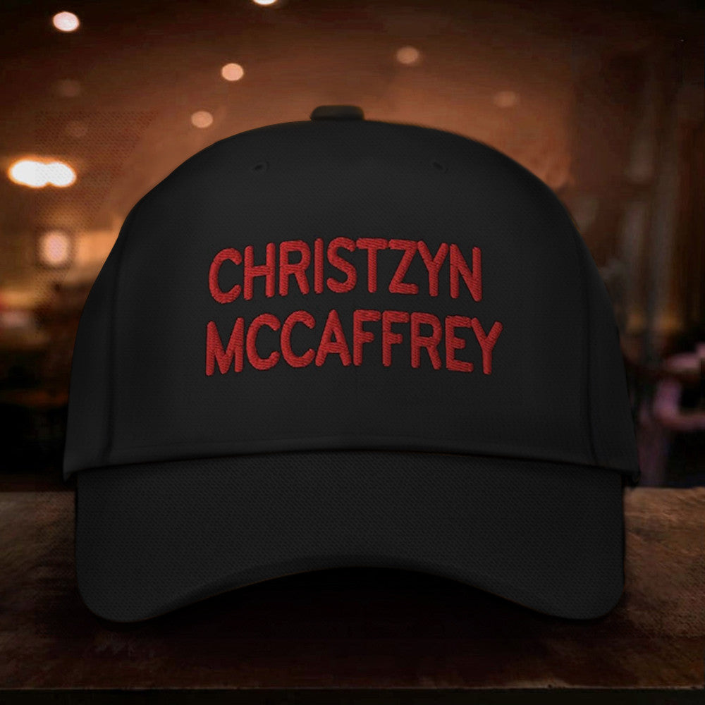 Christzyn Mccaffrey Hat Christzyn Mccaffrey Cap Gifts For Football Fan - Lilybirchmarket