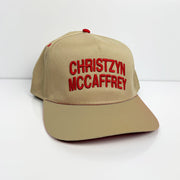 Christzyn McCaffrey Hat George Kittle Christian Mccaffrey Hat Gift For Fans - Lilybirchmarket