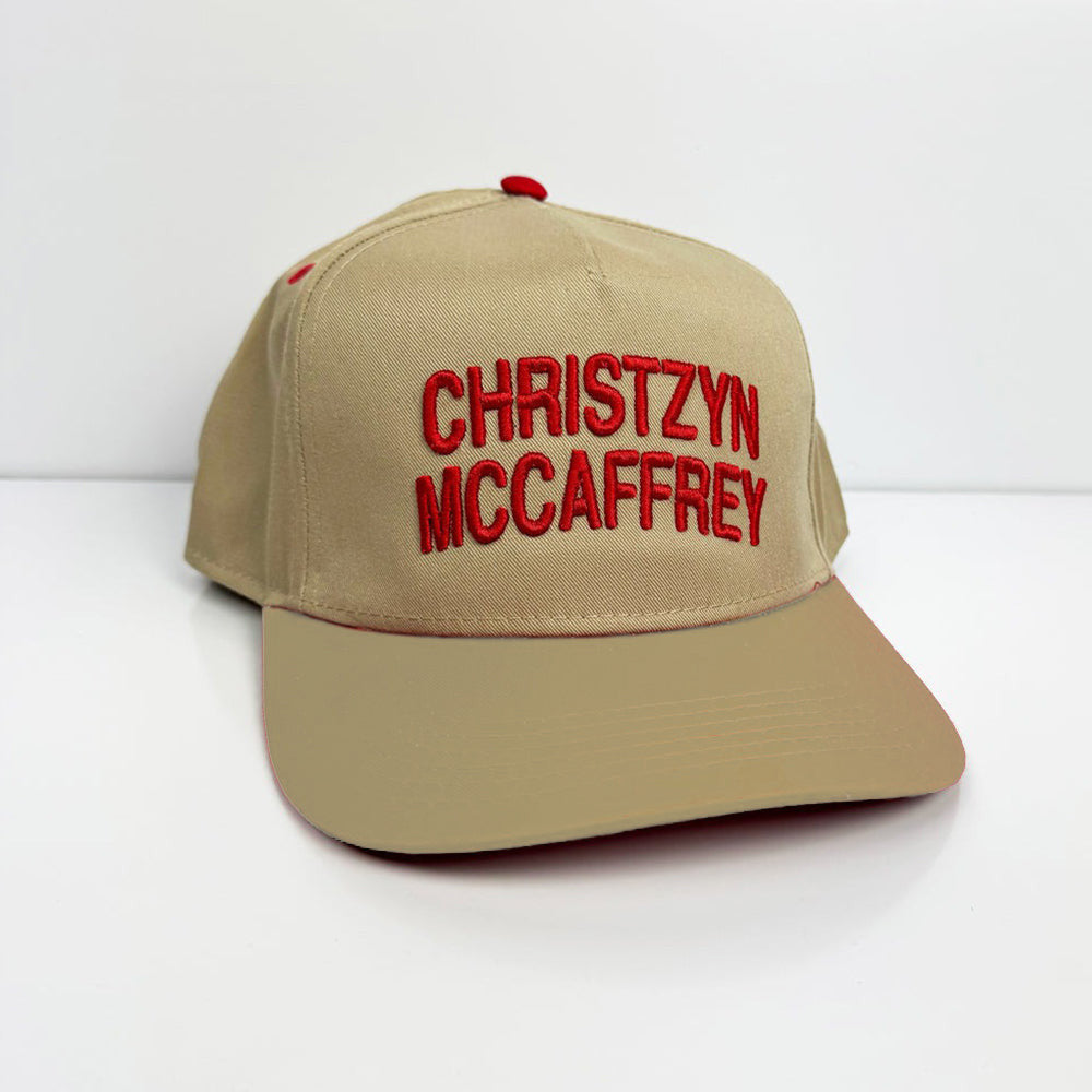 Christzyn McCaffrey Hat George Kittle Christian Mccaffrey Hat Gift For Fans - Lilybirchmarket