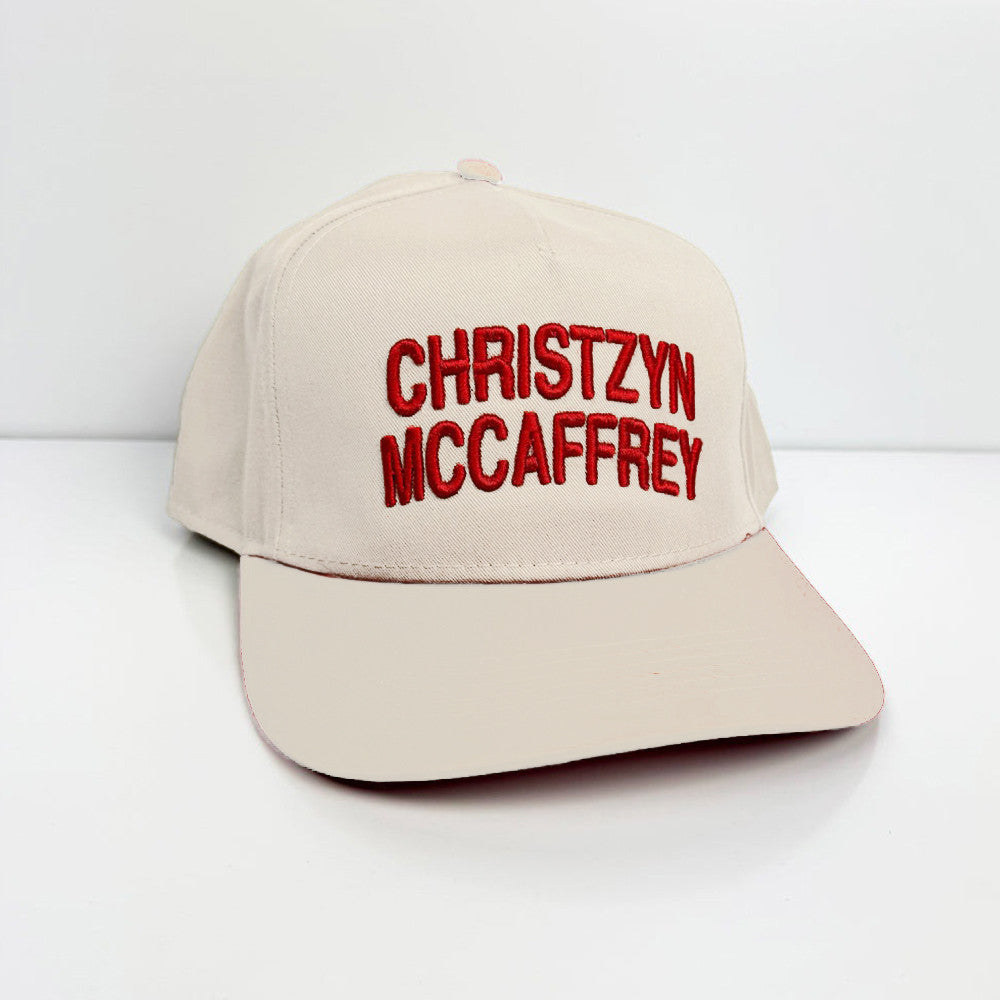 Christzyn McCaffrey Hat George Kittle Christian Mccaffrey Hat Gift For Fans - Lilybirchmarket