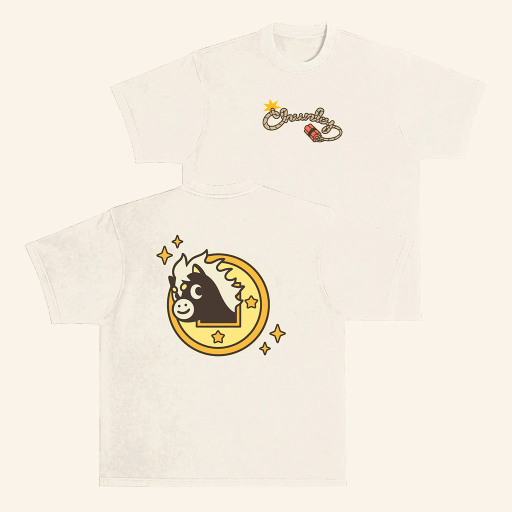 Chunky Things Merch Chunky Lucky Horse Coin T-Shirt Best Gifts For Girlfriend - Lily Birch Market