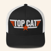 Cincy Shirts Merch Top Cat Trucker Hat Embroidered Gift Ideas For Husband - Lilybirchmarket