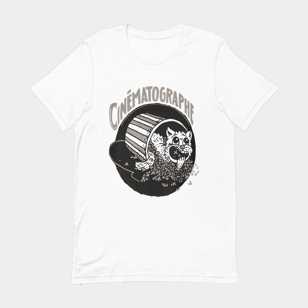 Cinematographe Feral Popcorn T-Shirt Birthday Present For Sisters - Lily Birch Market