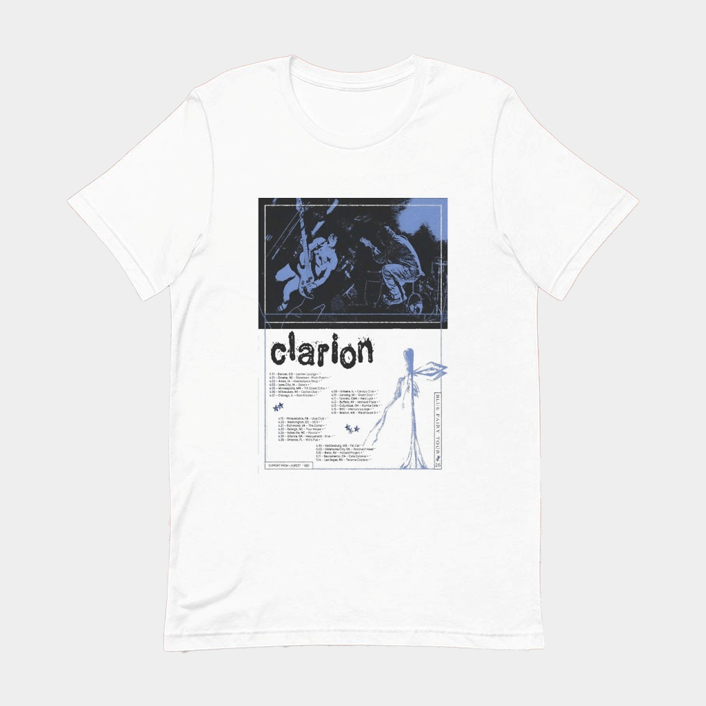 Clarion Blue Fairy 2026 Tour T-Shirt Clarion Merch Presents For Music Lovers - Lily Birch Market