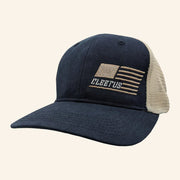 Cleetus McFarland Merch Cleetus Flag Embroidered Trucker Hat Xmas Gifts For Racing Fans - Lilybirchmarket