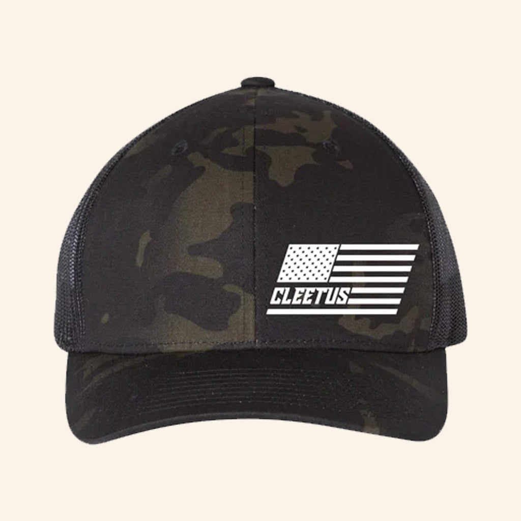 Cleetus McFarland Merch Cleetus Logo Camo Trucker Hat Christmas Ideas For Boyfriend - Lilybirchmarket