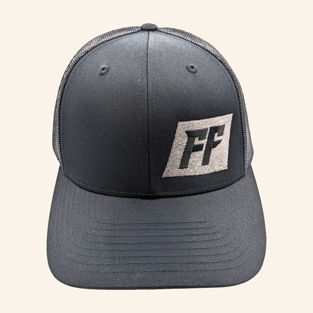 Cleetus McFarland Merch Freedom Factory Asphalt Embroidered Trucker Hat Gift Ideas For Husband - Lilybirchmarket