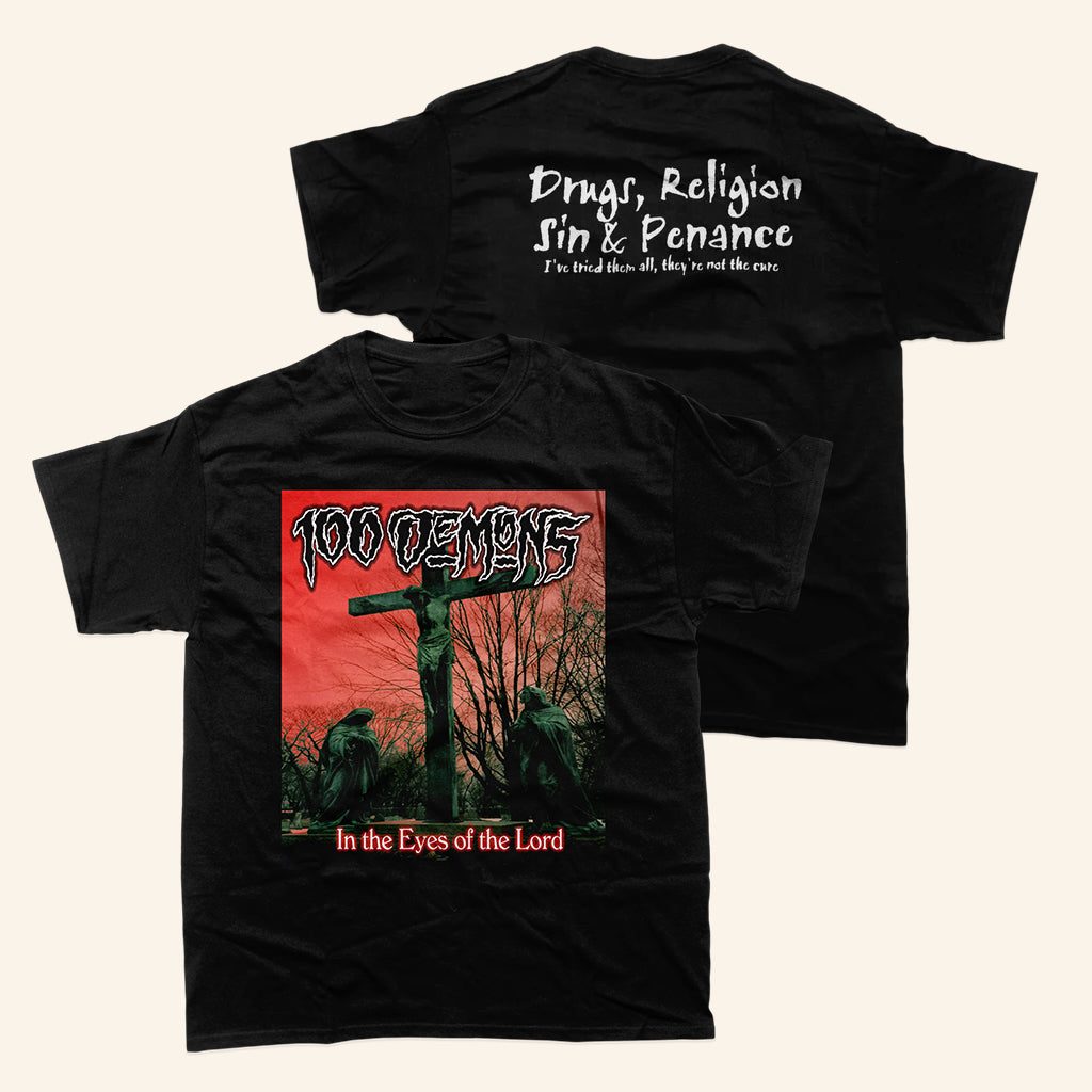 Closed Casket Activities Merch 100 Demons In The Eyes Of The Lord T-Shirt Gifts For Music Fans - Lily Birch Market