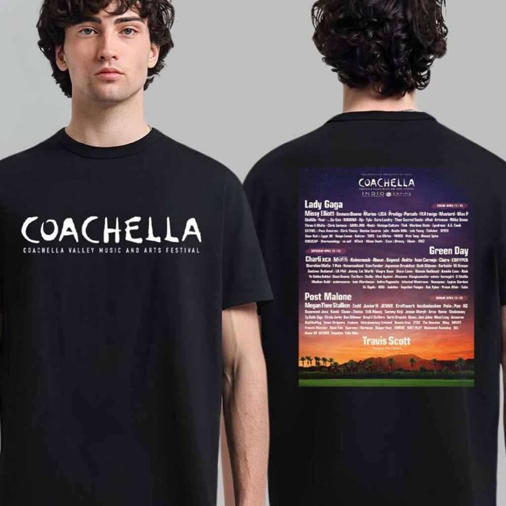 Coachella 2025 Poster Coachella Valley Music And Arts Festival Indio California April 2025 Shirt - Lily Birch Market