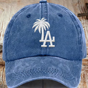 Coconut Tree LA Dodgers Back To Back Champions Hat Embroidered World Series Merch 2025 Hat - Lilybirchmarket