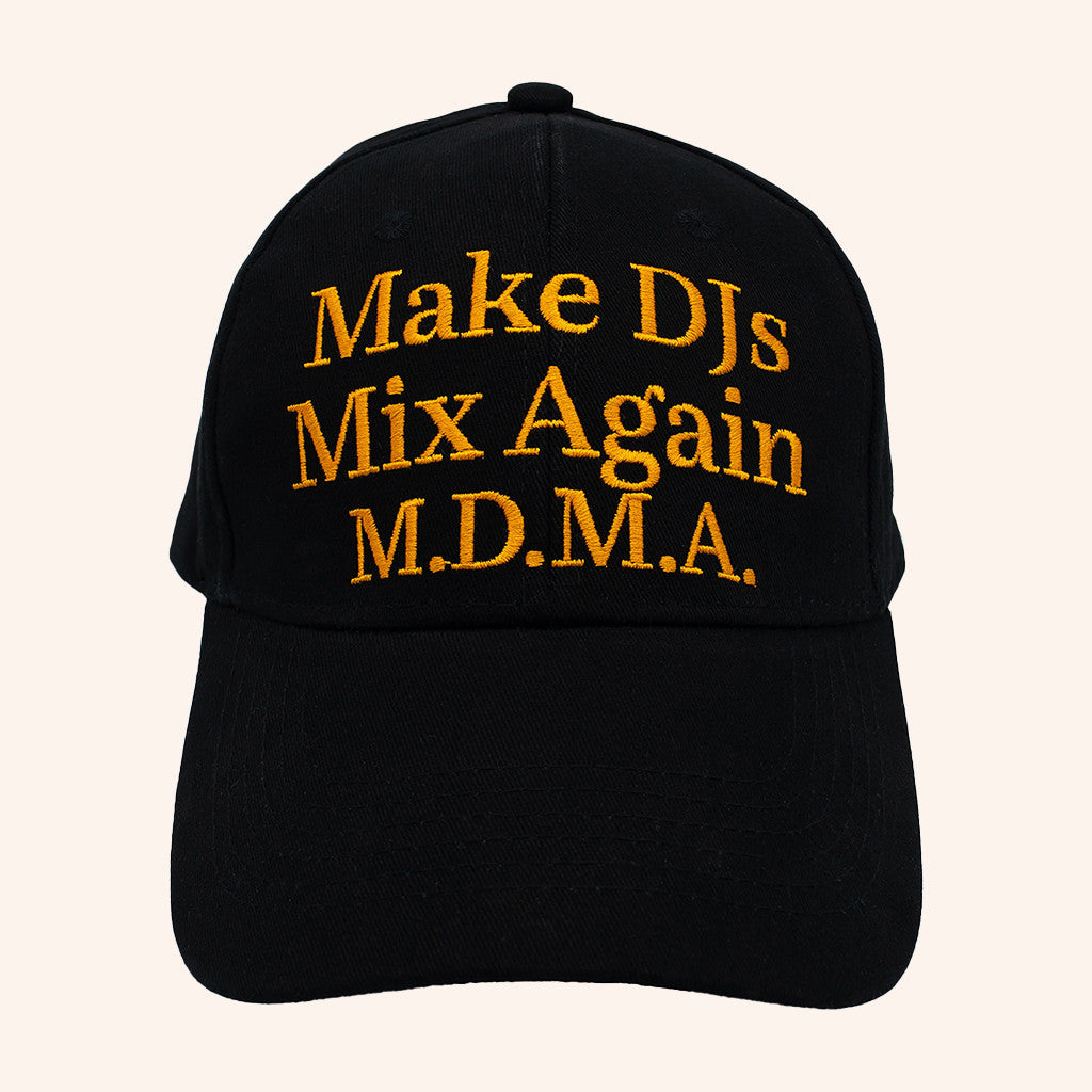 Cocoon Merch MDMA Make DJs Mix Again Embroidered Hat Gifts For Music Lovers - Lilybirchmarket
