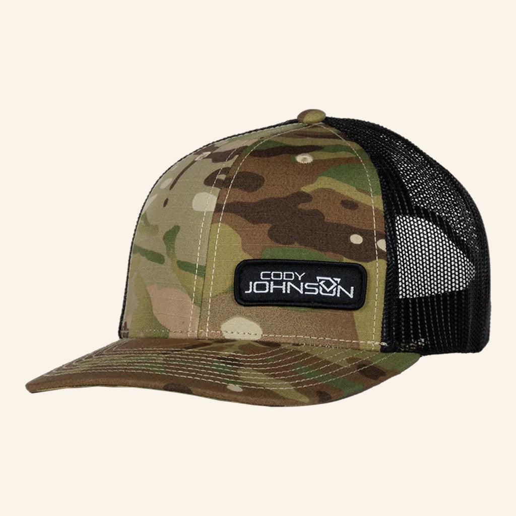 Cody Johnson Merch Embroidered Camo Trucker Hat Best Gifts For Music Lovers - Lilybirchmarket