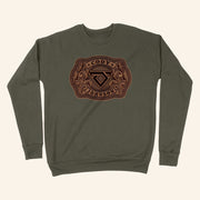Cody Johnson Merch Leather Buckle Sweatshirt Present For Husband - Lilybirchmarket