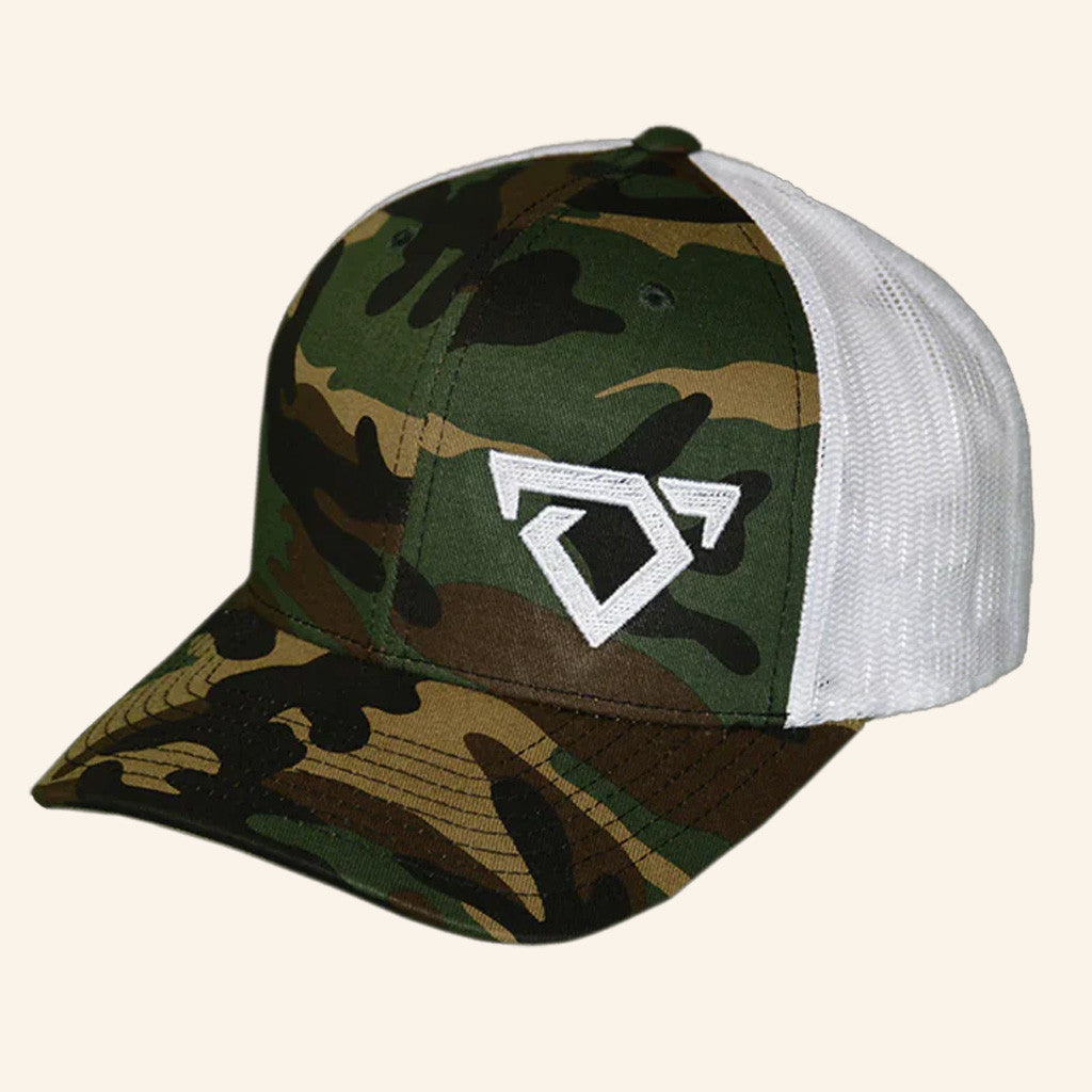 Cody Johnson Merch Tour 2025 Camo White Logo Trucker Hat Embroidered Gifts For Dad - Lilybirchmarket