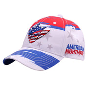 Cody Rhodes Merch Men's White Cody Rhodes Americana Skull Embroidered Hat Dad Gifts - Lilybirchmarket